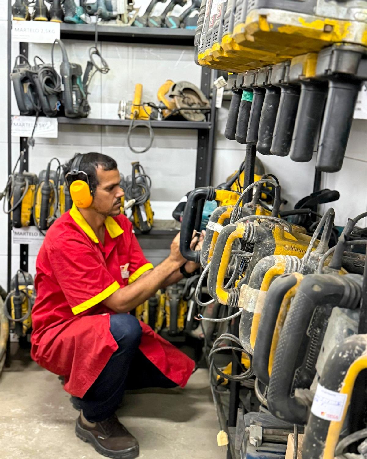 Equipamento revisado é sinônimo de obra sem dor de cabeça