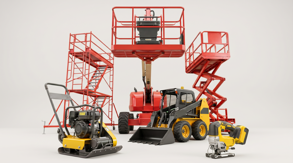 Locar ou comprar equipamentos: qual a decisão mais inteligente para sua obra?